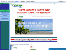 Tablet Screenshot of bravotravelcr.com